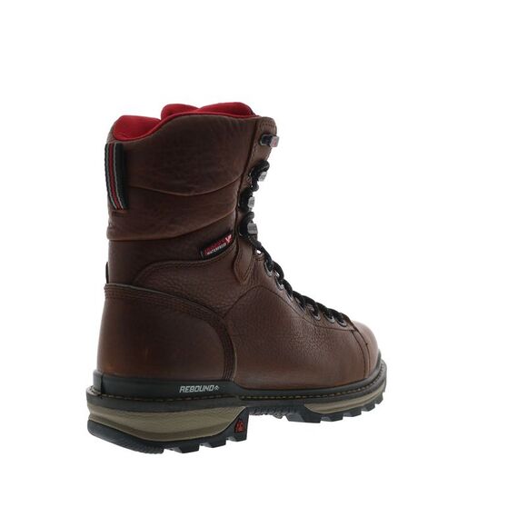 Rocky Mens Rams Horn Lace To Toe Composite Waterproof Brown Boots (NWT) - Picture 7 of 7